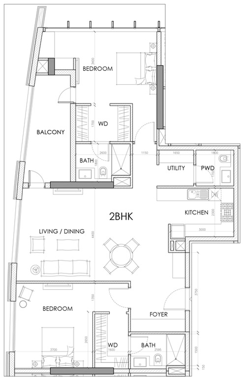 2BHK-2